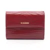Jil Sander Baby Wallet Leather Wallet In Red
