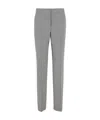 Jil Sander Wool Checked Trousers In Gray