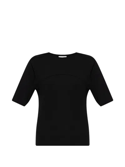 JIL SANDER BACK-SLIT TOP