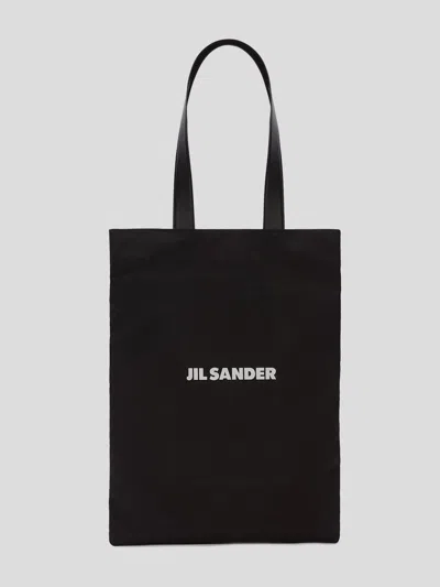 Jil Sander Tote Bags In Black