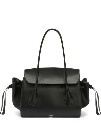 JIL SANDER JIL SANDER 'VOYAGE' LEATHER SHOULDER BAG