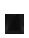 Jil Sander Women Black Leather Large Tangle Shoulder Bag