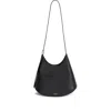 Jil Sander Small Eldorado Studded Shoulder Bag In Black