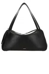 Jil Sander Shoulder Bag With Double Handles And Smooth Finish In Black
