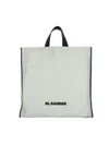 Jil Sander Square Tote Bag In Green