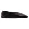 Jil Sander Woman Ballet Flats Black Size 10 Soft Leather In Black