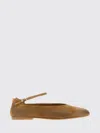 Jil Sander Elyss Buckle-fastening Ballet Flats In Brown