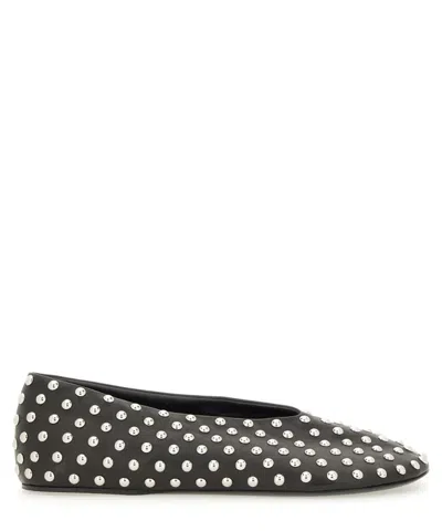 Jil Sander Ballet Flats In Black
