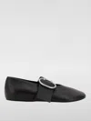 Jil Sander Smooth Leather Ballerinas In Black