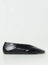 Jil Sander Woman Ballet Flats Black Size 10 Soft Leather In Black