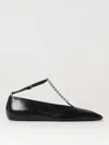 Jil Sander Crystal-embellished Ballet Flats Black In Schwarz
