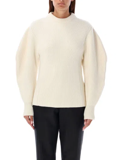 JIL SANDER JIL SANDER BALOON SLEEVE FISHERMAN SWEATER