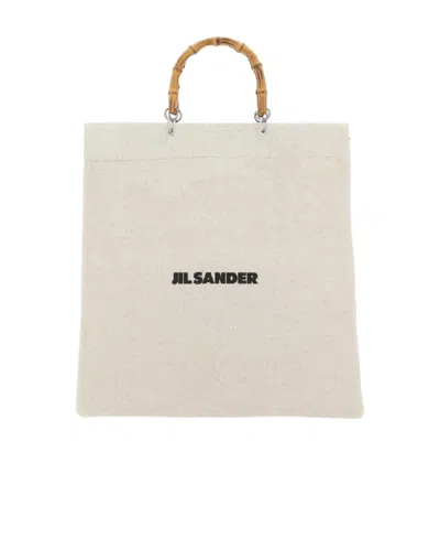 JIL SANDER JIL SANDER BAMBOO HANDLE TOP HANDLE BAG