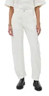 Jil Sander Mid-rise Tapered Jeans In Porcelain