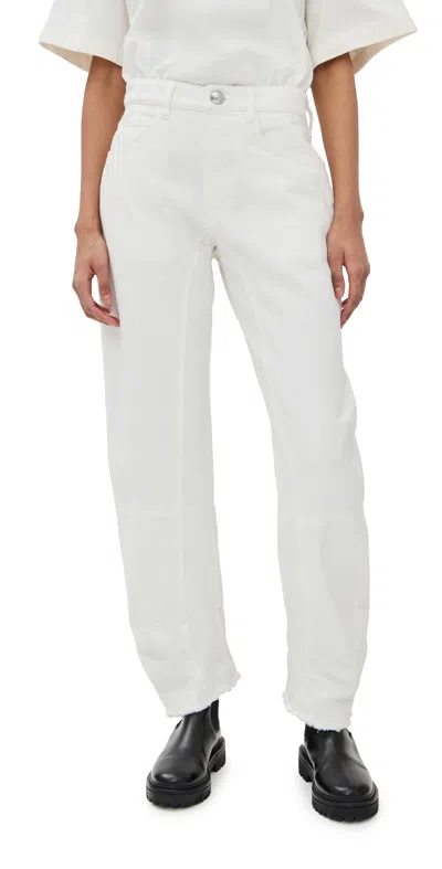 JIL SANDER BARREL JEANS PORCELAIN