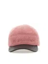 Jil Sander Textured Baseball Cap With Embossed Logo In Nude & Neutrals