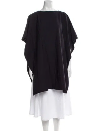 Pre-owned Jil Sander Bateau Neckline Sweater In Black