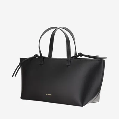 Jil Sander Bateau Tote Bag In Black