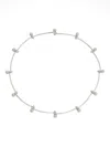 Jil Sander Beaded Necklace In Metallic