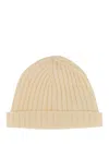 Jil Sander Beanie Hat In Ivory