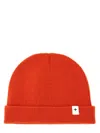Jil Sander Ribbed Folded Brim Hat In Orange