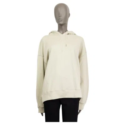 Pre-owned Jil Sander Beige Cotton Hooded Sweatshirt Sweater L In Brown