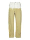 Jil Sander Denim Trousers Featuring Tie-dye Pattern In Beis