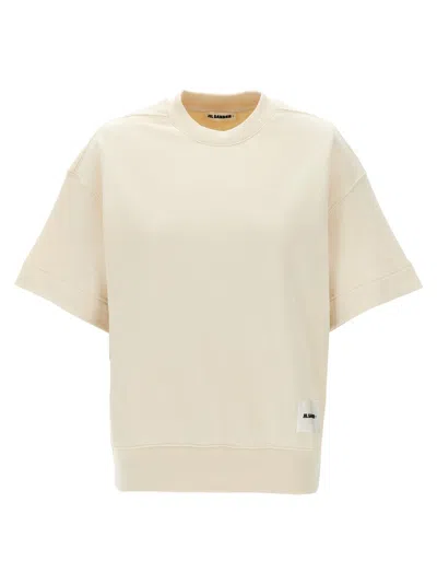 Jil Sander Beige Crewneck T-shirt
