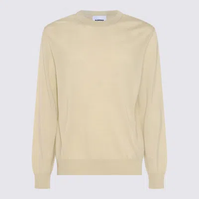 Jil Sander Beige Knitwear In Blanco