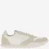 Jil Sander Two-tone Fabric And Suede Sneakers For Women