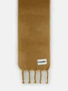 Jil Sander Beige Mohair Blend Scarf