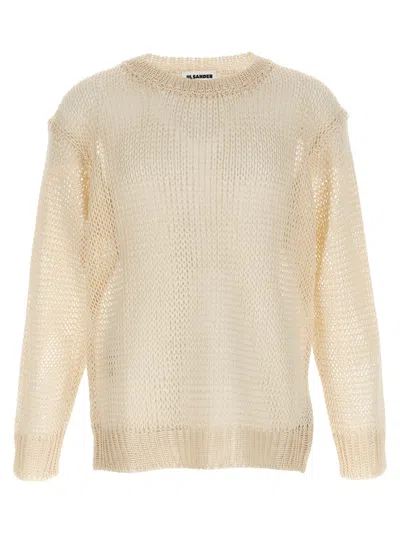 JIL SANDER BEIGE NET MESH
