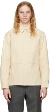 JIL SANDER BEIGE SEA ISLAND DENIM JACKET