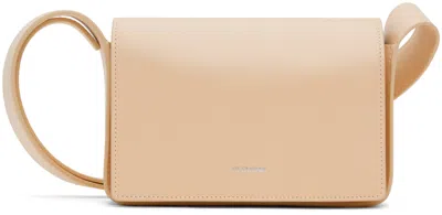 Jil Sander Beige Small Sling Bag In 276 Bone