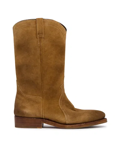 JIL SANDER BEIGE SUEDE BOOTS