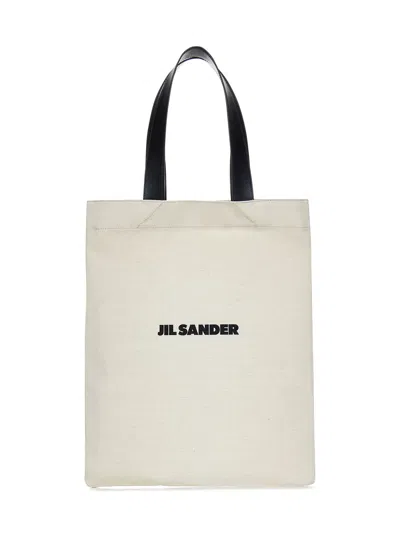 Jil Sander Beige Tela Bag In Natural