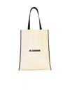 Jil Sander Beige Canvas Shopping Bag