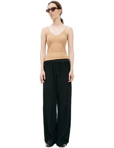 Jil Sander Beige V-neck Top