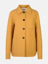 Jil Sander Beige Virgin Wool Jacket In Beige