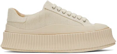 Jil Sander Chunky Sneakers In Neutral