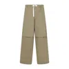Jil Sander Beige Water-repellent Cotton Pants In Brown