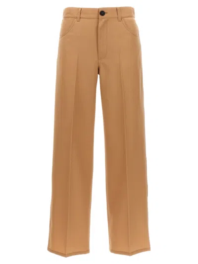 JIL SANDER BEIGE WOOL PANTS