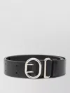 Jil Sander Belt Adjustable Length Multiple Holes Design In Black