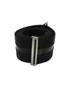 Jil Sander Belt In Black Canvas In Black