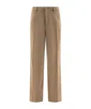 Jil Sander Belt-loop Casual Pants In Brown