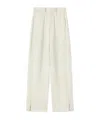 Jil Sander Belt-loop Casual Pants In White
