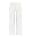 Jil Sander Mid-rise Tapered Jeans In White