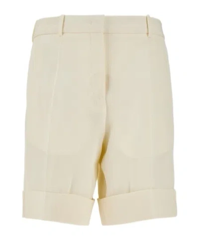 Jil Sander Belt-loop Shorts In Nude