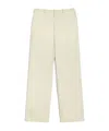 Jil Sander Belt Loops Casual Pants In White