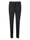 Jil Sander Belt Loops Trousers In Black